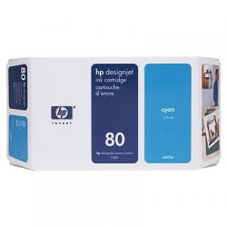 Tusz HP nr80 c4846a cyan / bkitny