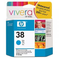 Tusz HP nr38 c9415a cyan pigment
