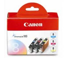 Cartridge CANON CLI-8 C+M+Y ValuePack