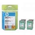 Tusz HP nr343 cb332ee =2x c8766ee color/